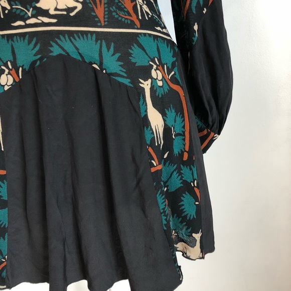 RARE Anna Sui | deer print dress - Picture 6 of 8